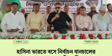 হাসিনা ভারতে বসে নির্বাচন বানচালের ষড়যন্ত্র করছে: বিএনপি