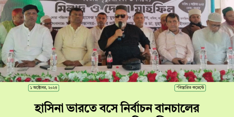 হাসিনা ভারতে বসে নির্বাচন বানচালের ষড়যন্ত্র করছে: বিএনপি