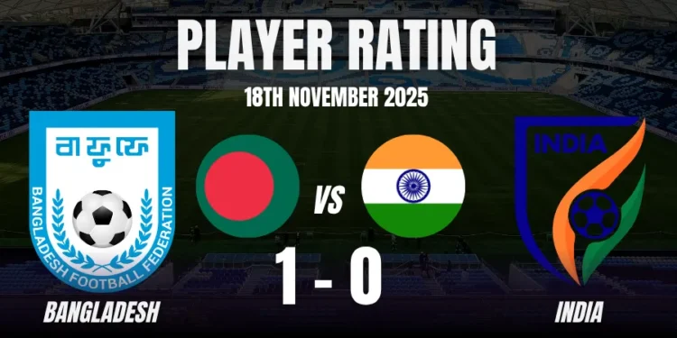 ভারতকে হারিয়ে ফিফা র্যাঙ্কিংয়ে ৩ ধাপ এগোলো বাংলাদেশ