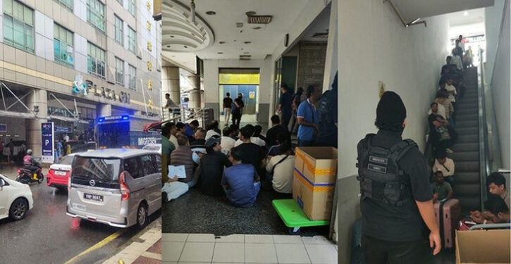 কুয়ালালামপুরে শপিং মলে সাঁড়াশি অভিযান, বাংলাদেশিসহ আটক ১২৪