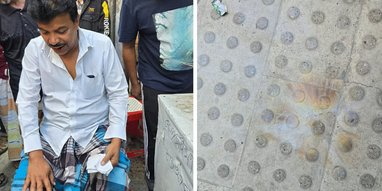 রাজধানীতে ককটেল বিস্ফোরণে পথচারী আহত