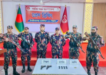 আট দিনের ব্যবধানে আবারও চাঁপাইনবাবগঞ্জ সীমান্তে আগ্নেয়াস্ত্র উদ্ধার