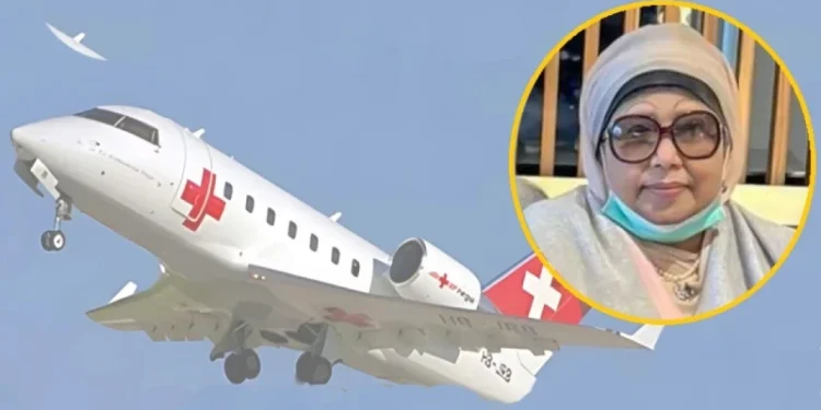 খালেদা জিয়াকে লন্ডন নিতে জার্মানি থেকে আসছে এয়ার অ্যাম্বুলেন্স